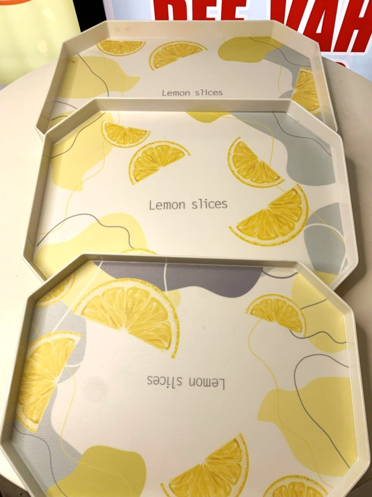 SMALL LEMON SERVING TRAY