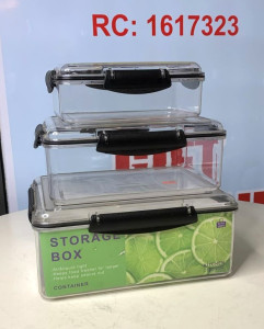 Air and liquid tight storage box