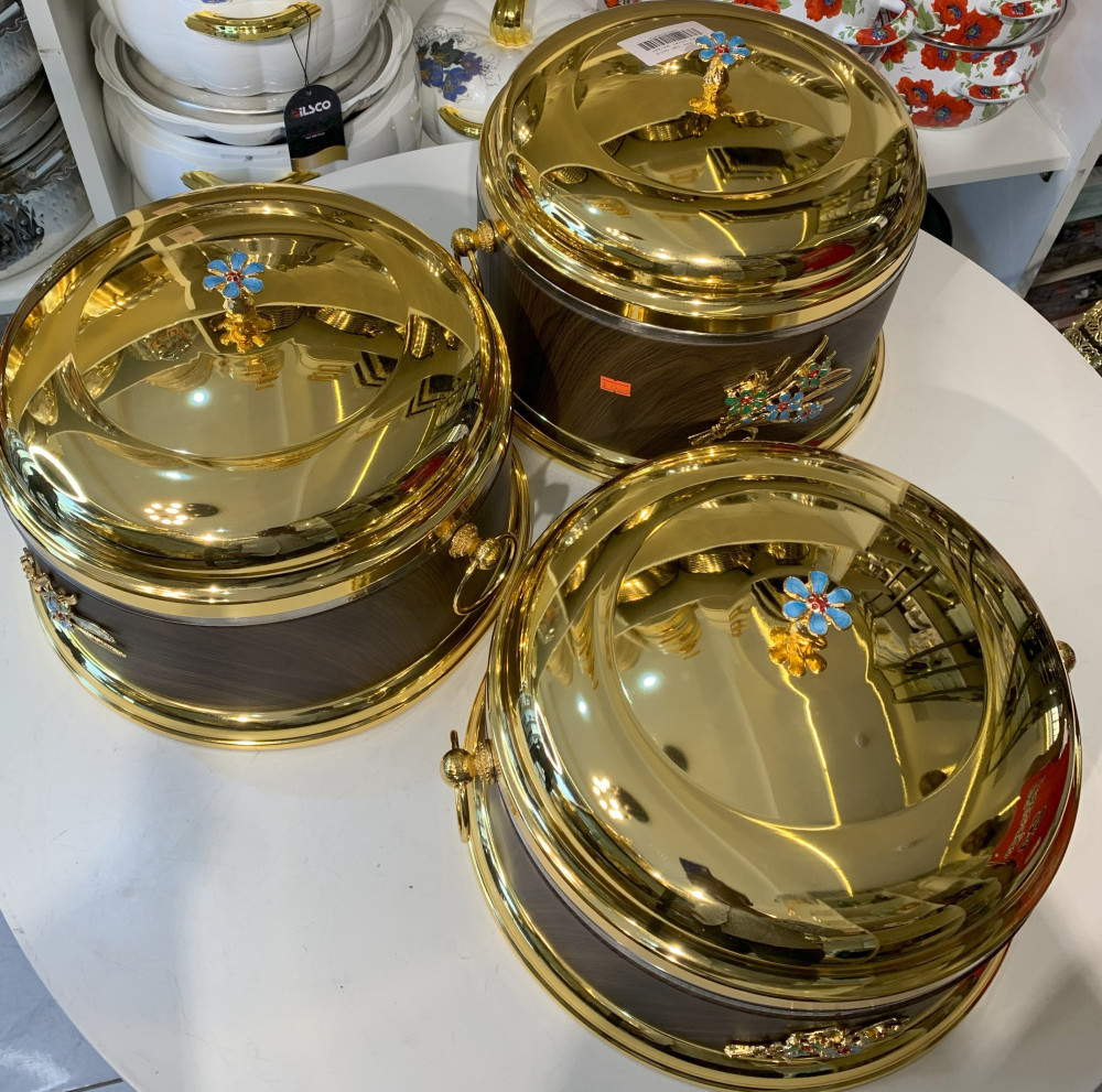 GOLD PLATED COVER WARMER