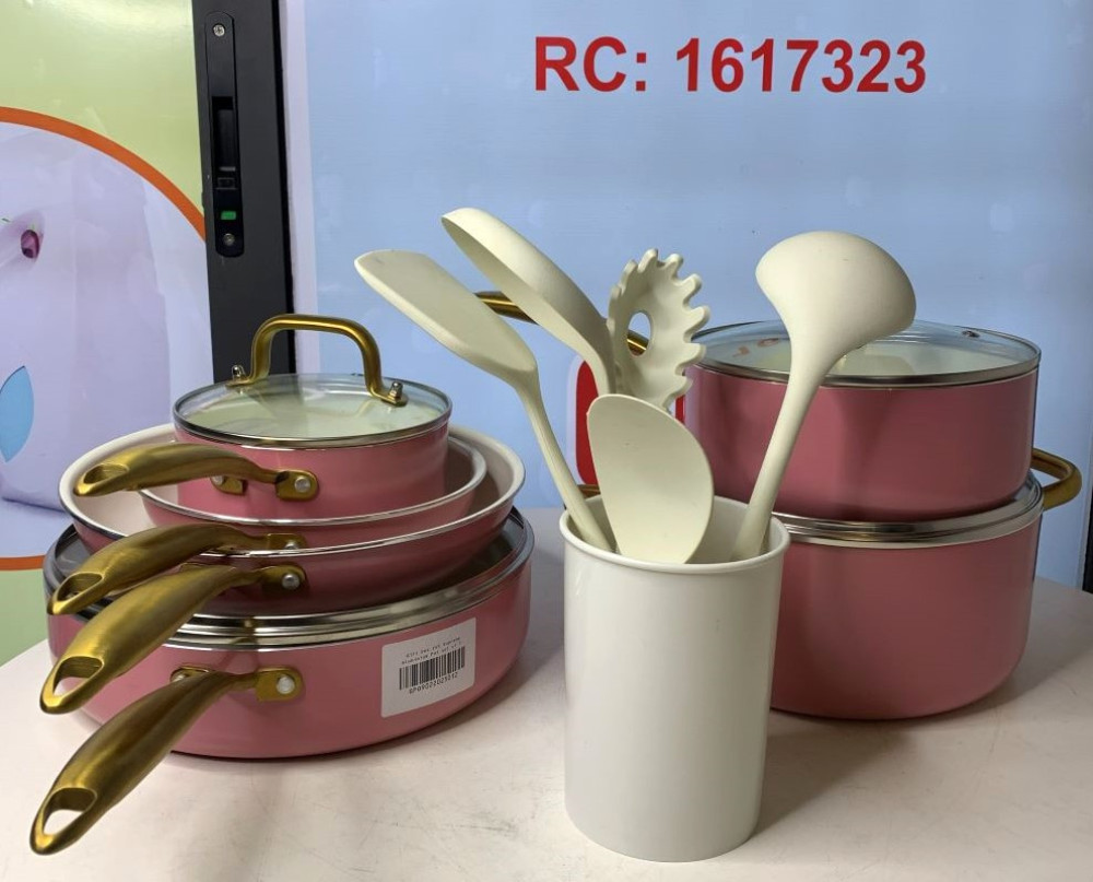 Supreme Aluminum Pot, Fry pan and spoons