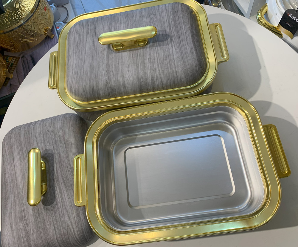 RECTANGULAR ASH FOOD WARMER