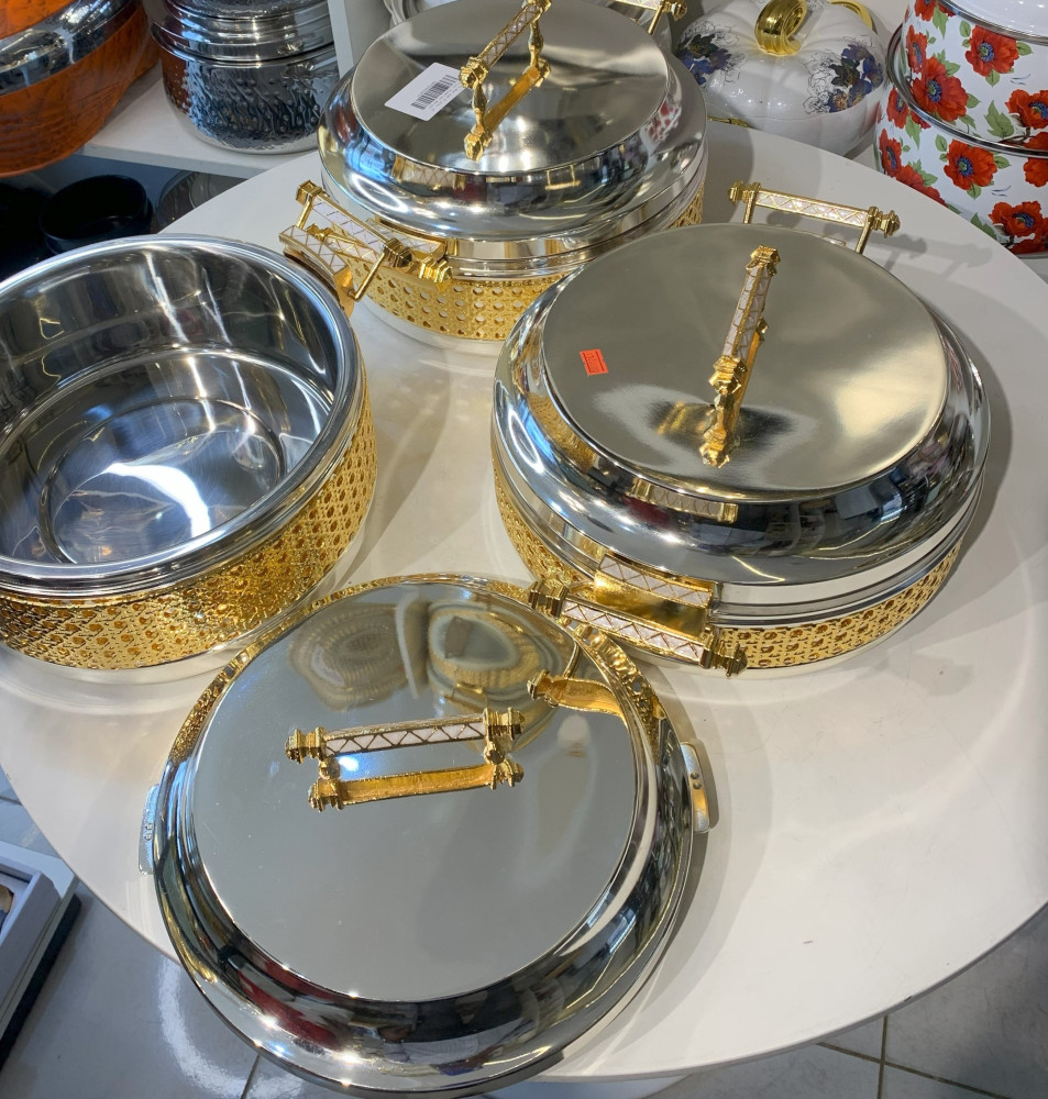 SILVER ALMARJAN FOOD WARMER