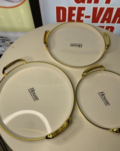 HOUSE ROUND SERVING TRAY