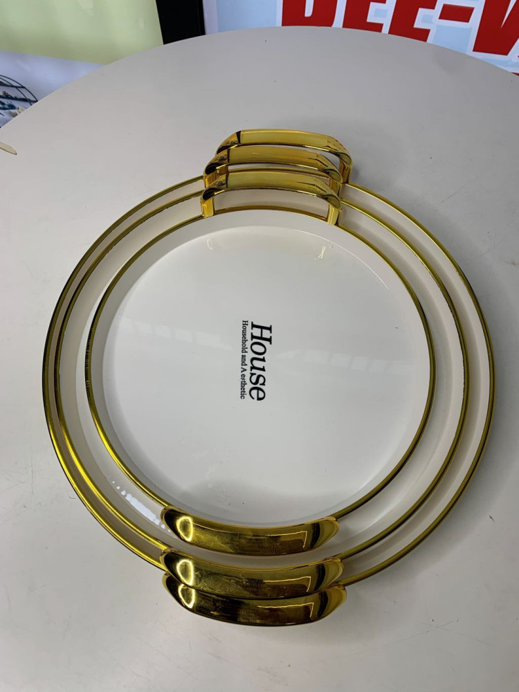 HOUSE ROUND SERVING TRAY