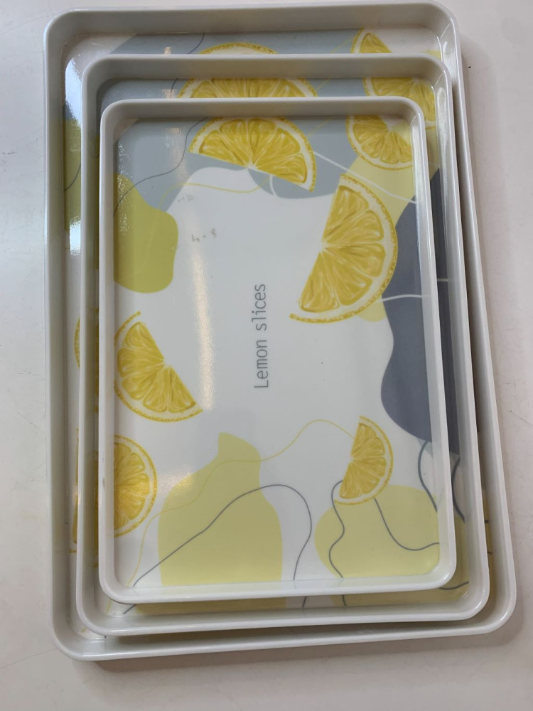 SMALL LEMON SERVING TRAY