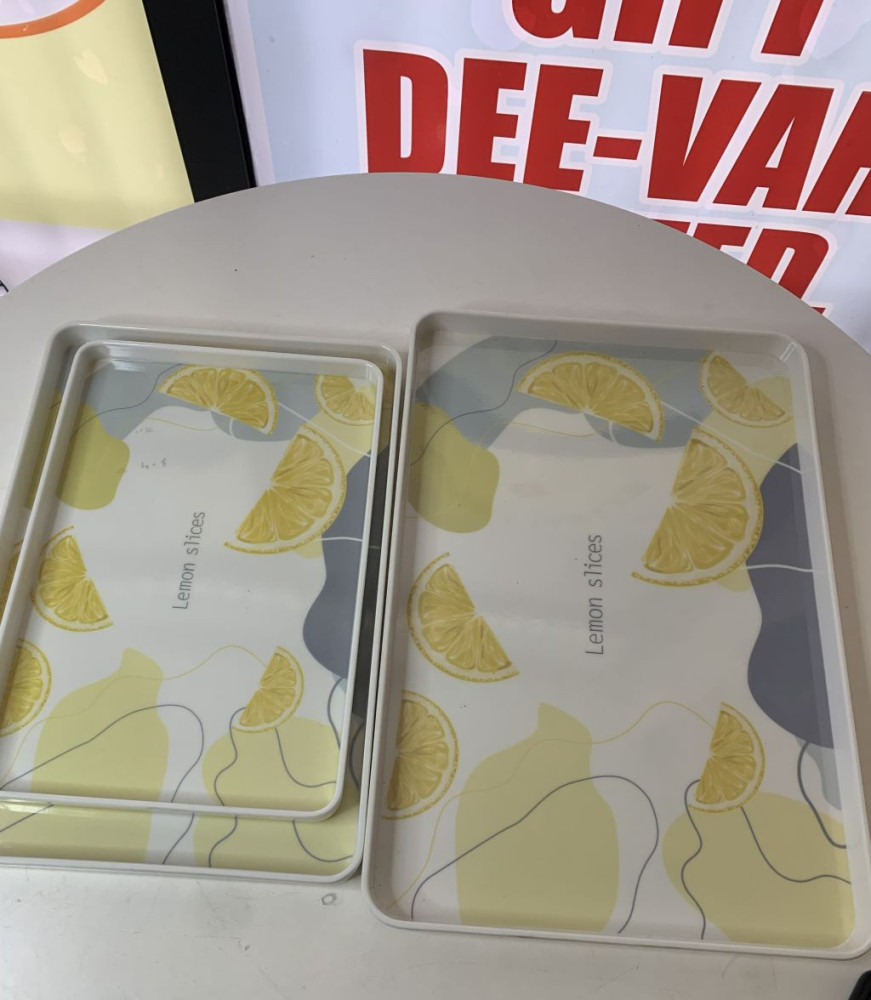 SMALL LEMON SERVING TRAY